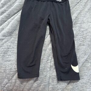 Nike Kids Black and White Leggings